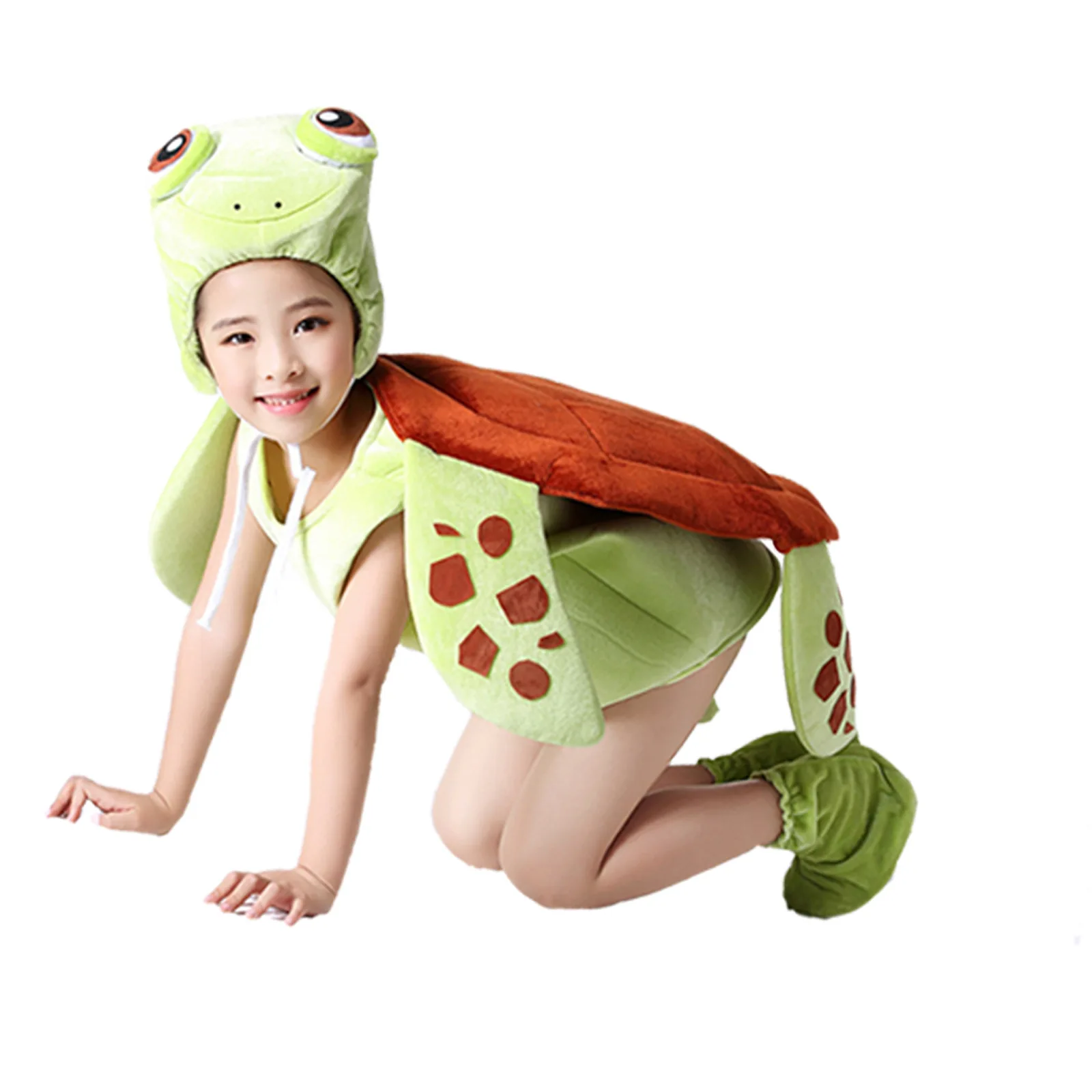 

Children Big Turtle Cosplay Clothing for Halloween Purim Carnival School Party Sea Animals Cos Costumes Dress Up Birthday Gifts