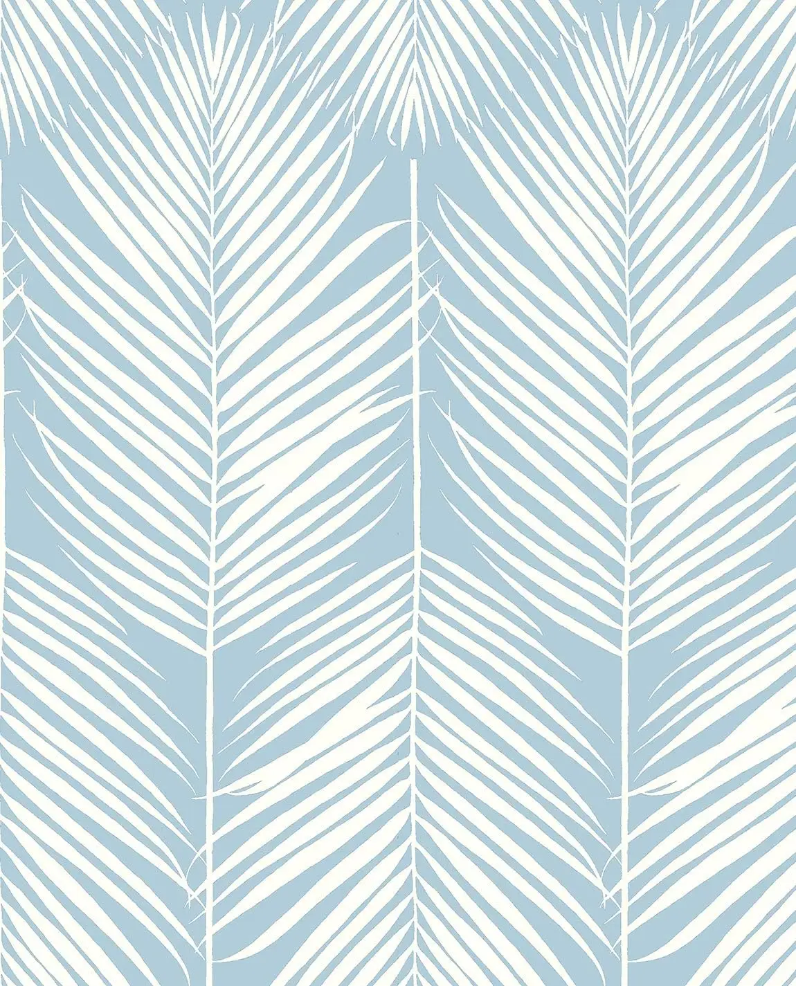 Light Blue Leaf Peel and Stick Wallpaper Boho Self Adhesive Wallpaper Removable Contact Paper for Cabinets Drawers Bedroom