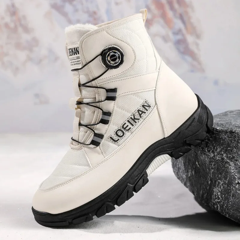 

High-top men's casual sneakers, snow boots, durable and warm, popular in autumn and winter, trendy and fashionable