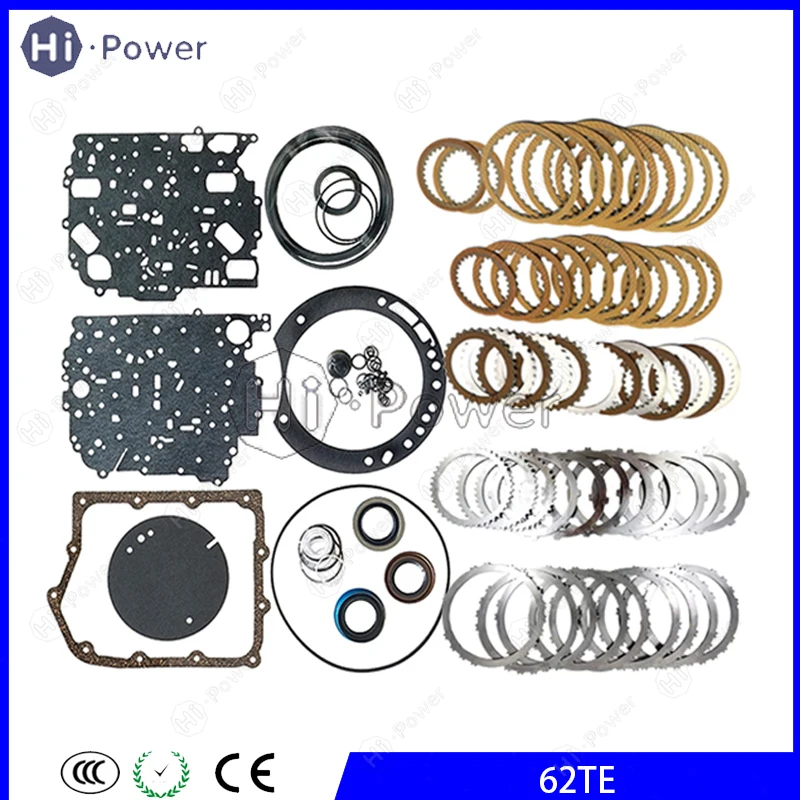

62TE Auto Transmission Master Repair Kit Friction Steel Plate For VW Chrysler Dodge Car Gearbox Clutch Disc Overhaul Kit