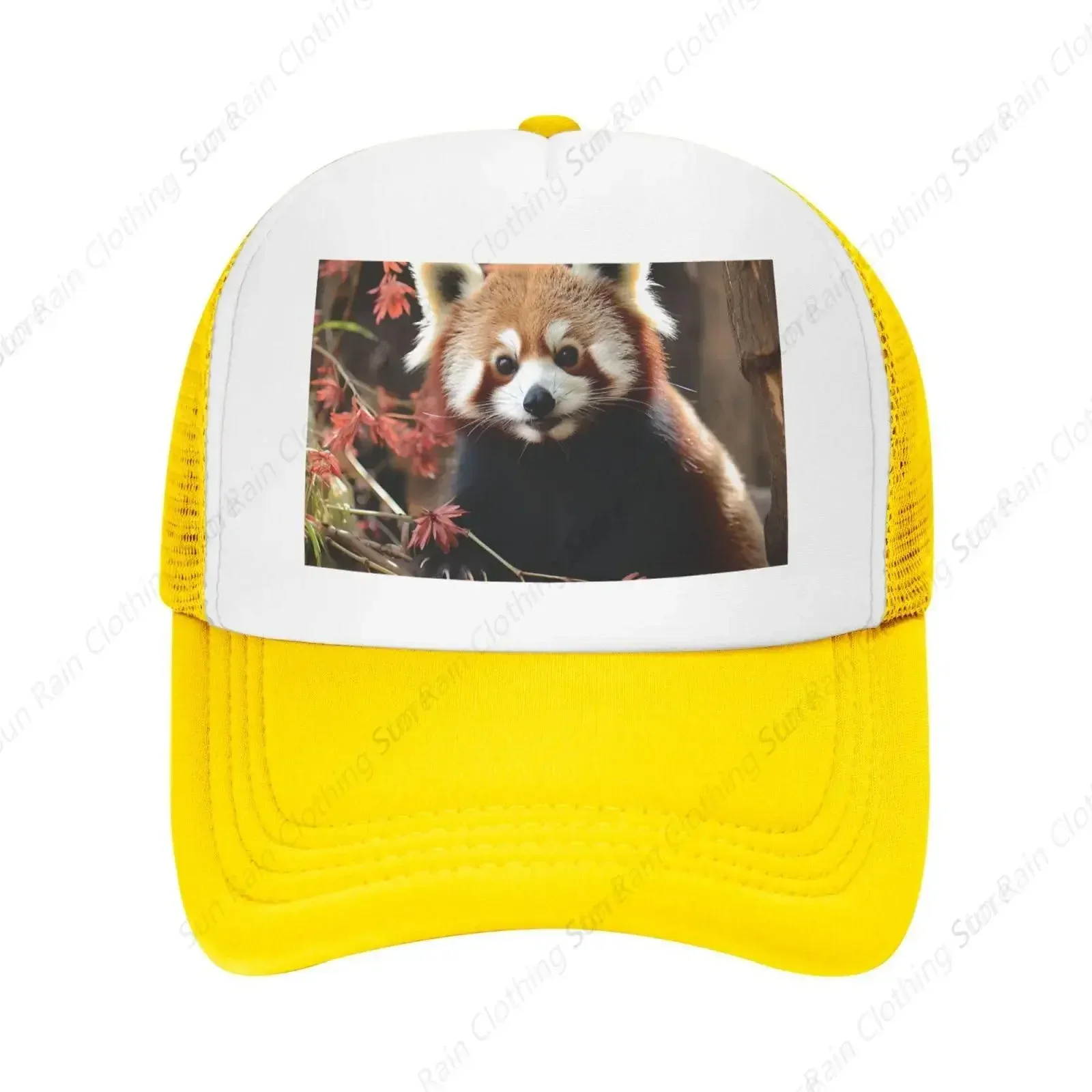 New Basketball Cap Red Pandas Golf Dad  Mesh  Hat For Men Women Adjustable Baseball Hats