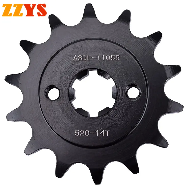 520 14T Front Sprocket Gear Wheel Cam For KT/M Du/ke 125 11-13 125 Du/ke ABS 2014-2019 2020 2021 2022 125 RC ABS 200 RC125 RC200