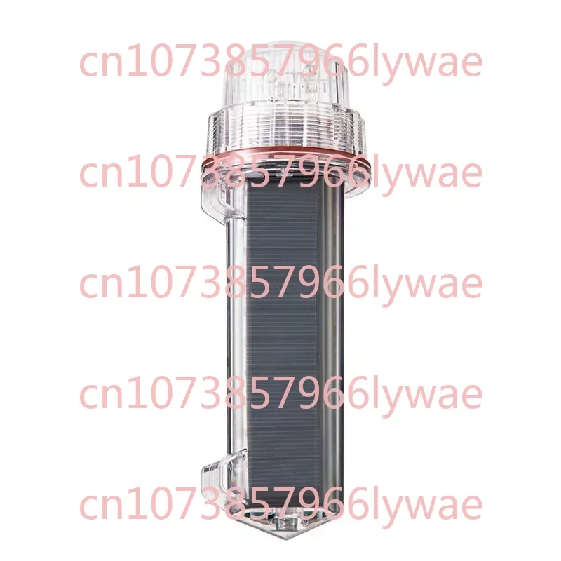 

Solar Screen Light Waterproof Fishing Buoy Signal Light Fishnet-Bit Flash Torpedo Warning Light Marine Tricolour