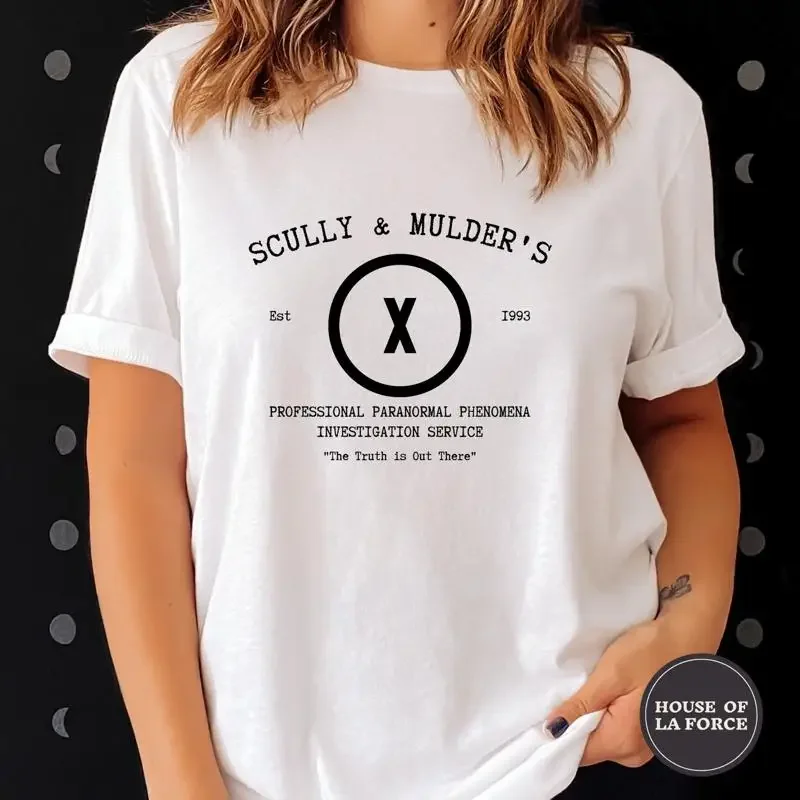 Scully Mulder s Paranormal Investigation Shirt The X Files Shirt 90s Tee