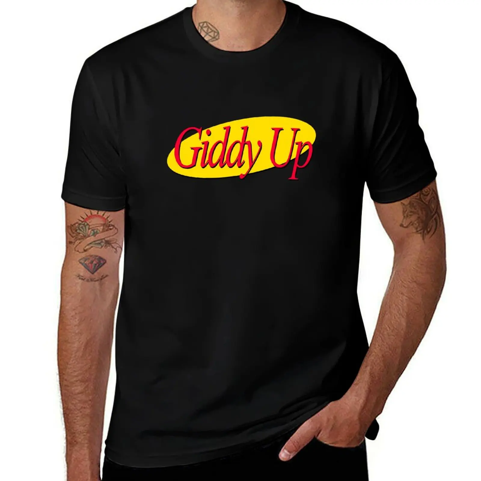 

Giddy up T-Shirt cotton tshirt 100% t shirt custom print