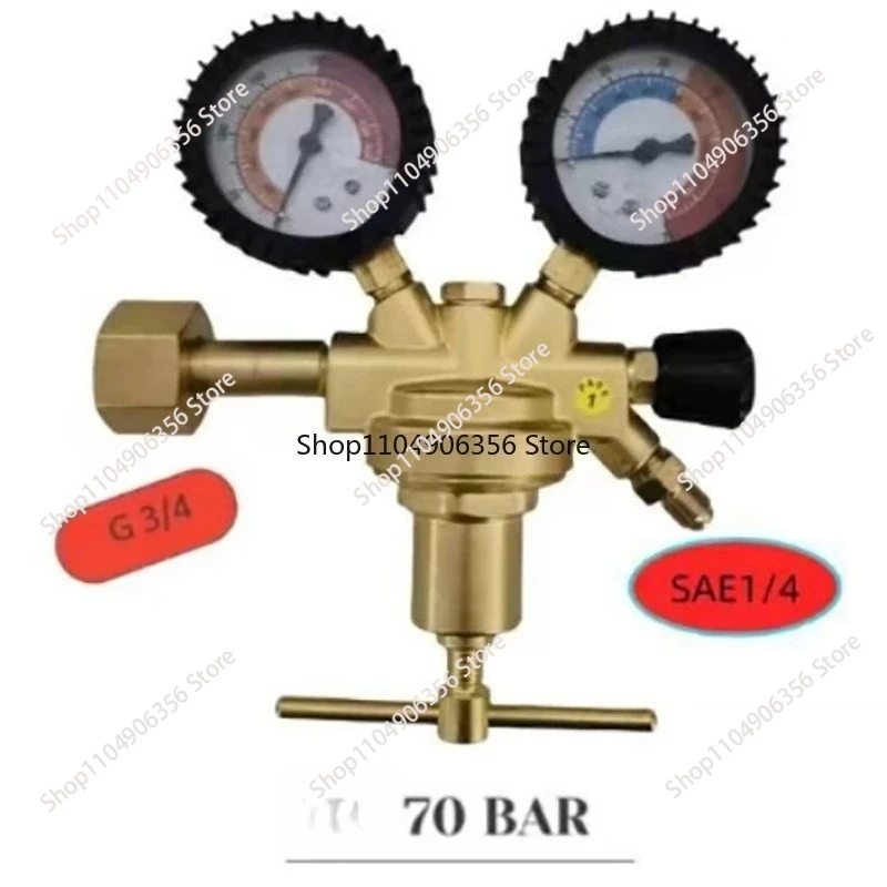 for High pressure nitrogen pressure reducer Safe outlet pressure 70Bar European style air conditioner accessories