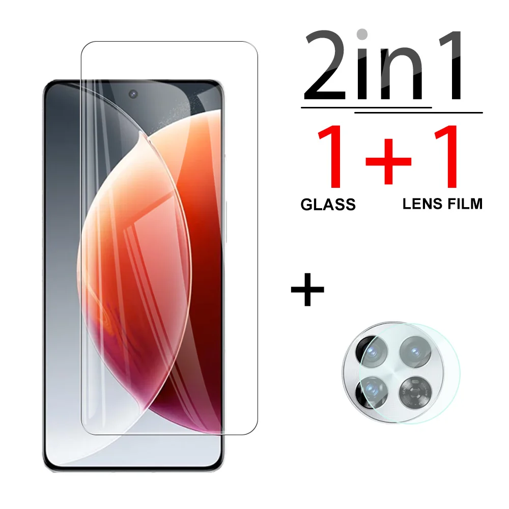 Screen Protector 2-in-1 For Tecno Camon 30 Premier 5G Camera Lens Film For Tekno Camon 30 Pro 30Premier Safety HD Tempered Glass