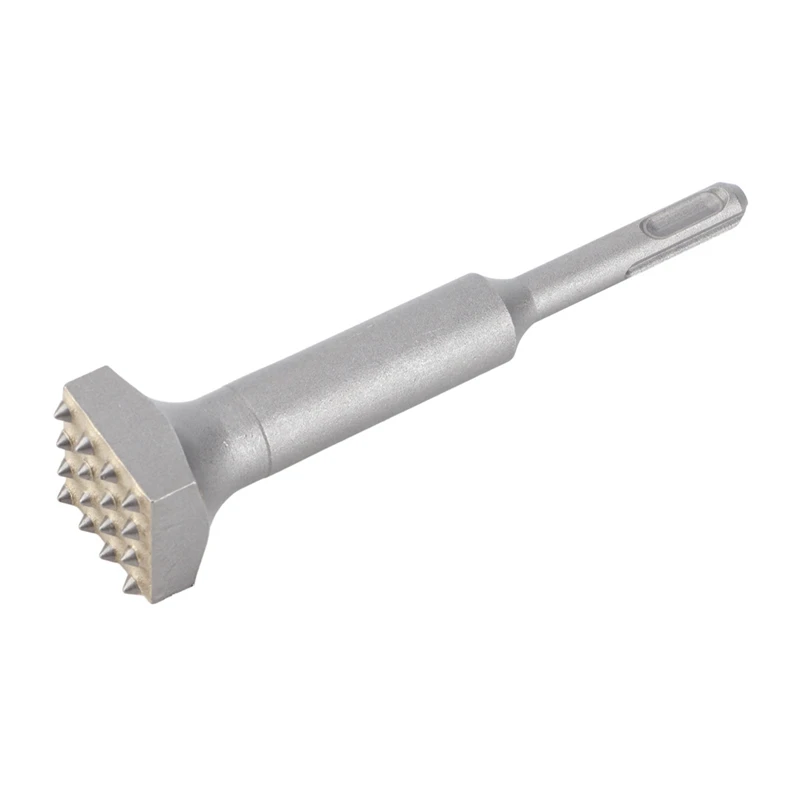 ABVJ-6Inch Testa quadrate Boccola Punta in acciaio Elettrico Fiore Martello Punta da trapano Scalpello con scanalatura per calcestruzzo