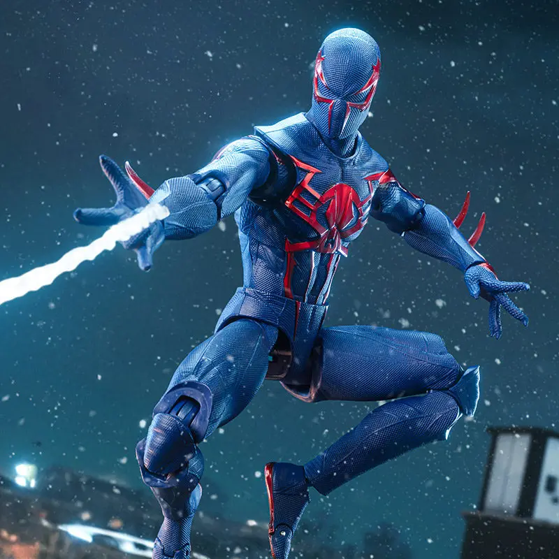 ZD Toys Spider-Man 2099 Officially Licensed 7 Inch Articulated Joints Collectible Action Figure For Boys Birthday Gift