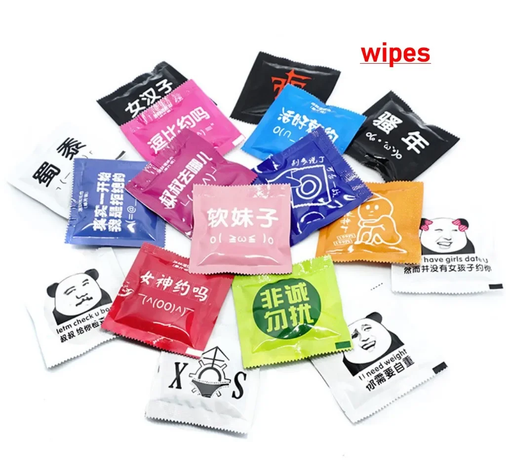 100pcs/lot Aviation individually packed wet wipes disposable wipes customized logo hands cleaning wipes single packet WHOLESALE