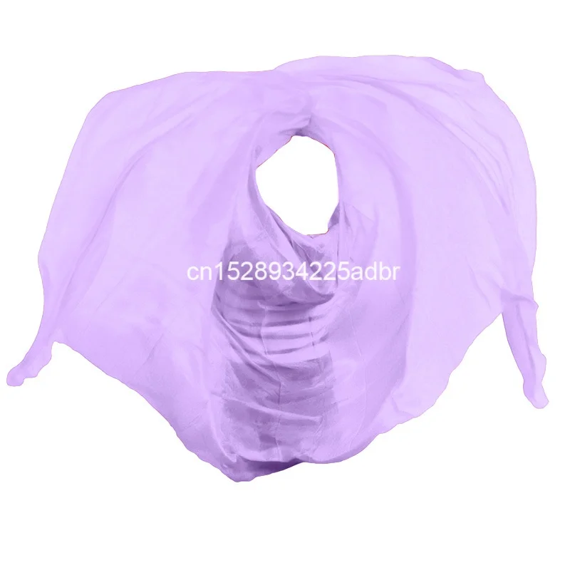 Jedwabne welony 100% prawdziwy jedwab welon do tańca brzucha akcesoria do tańca brzucha apaszka fioletowa personalizowana rekwizyt sceniczny dla tancerki brzucha