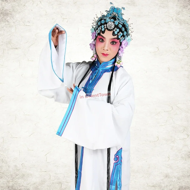 Płaszcz + Spódnica film telewizja opery występ stroje chińskie ludowe strój sceniczny karnawał opery pekińskiej ulepszony długi szata kostium