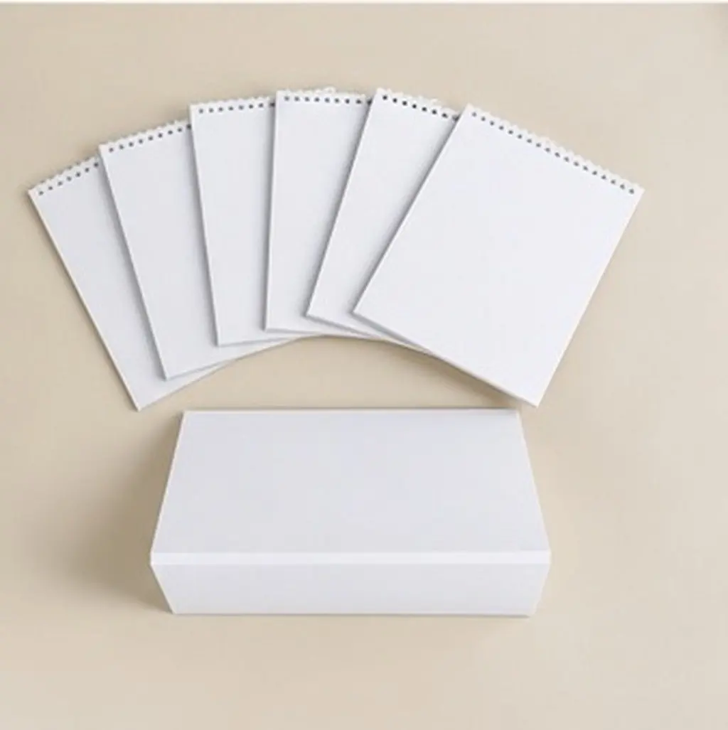 10Pcs Blank Desk Calendar Stand DIY 8 Spiral Binding Table Calendar Base Refillable Planner Rack Office Home Study