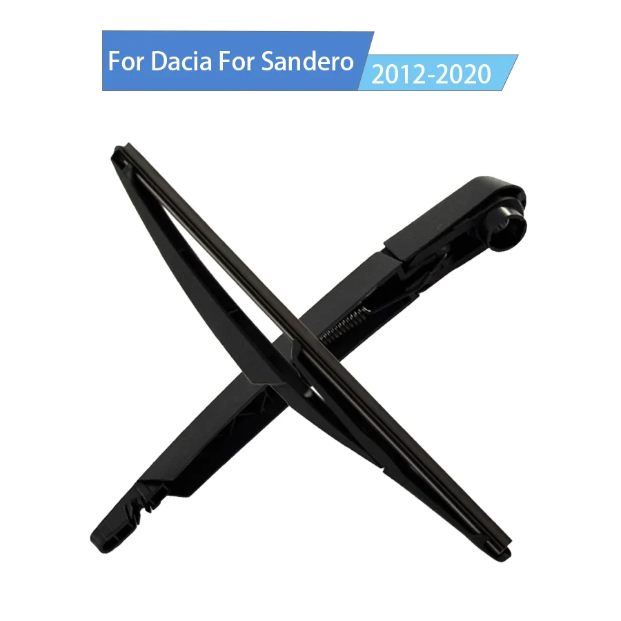 For Dacia For Sandero 2015-2012-2020 Replacement Rear Wiper Arm Blade, Rear Window Wiper Assembly - Arm Cover with Blade