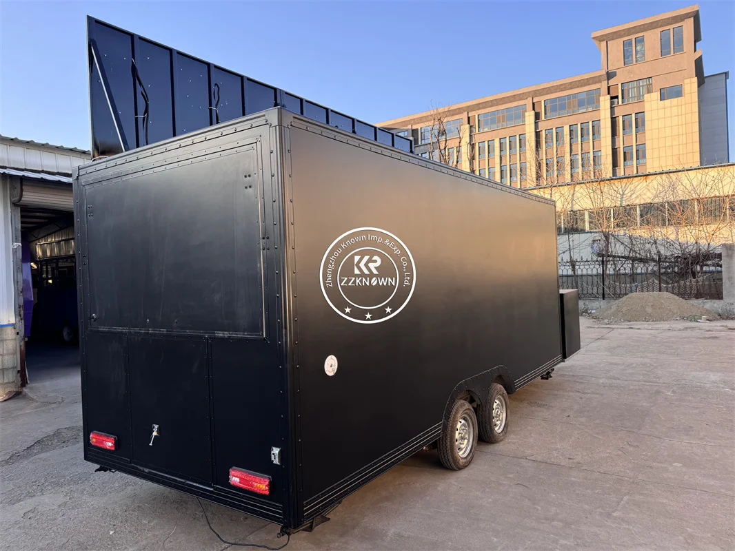 コンセッションフードトラック、モバイルコーヒートレーラー、アイスクリームケータリングカート、ストリートメーカーを完全に装備