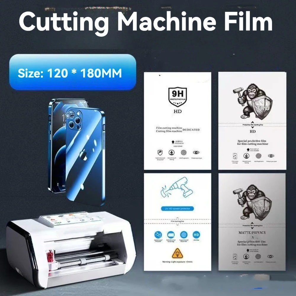 

Self-Healing TPU Hydrogel Film - Cutting Machine Special Phone Cutting Film, HD/Anti-Blue/Anti-Peep/Matte Phone Screen Protector