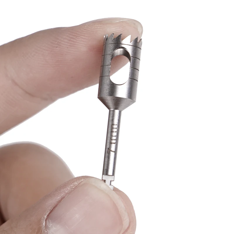 1Pcs Dental Implantat Knochen Trepan Bohrer Bohrer Edelstahl Chirurgische Knochen Extraktion Spaltung Ring Bur für Niedrige Geschwindigkeit handstück