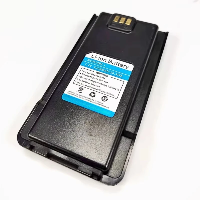 Batería de iones de litio DM-1 7,4 V 2200mAh para Baofeng DM-1701/DM-1701A DMR batería de Walkie Talkie Digital alta capacidad Larga modo de reposo
