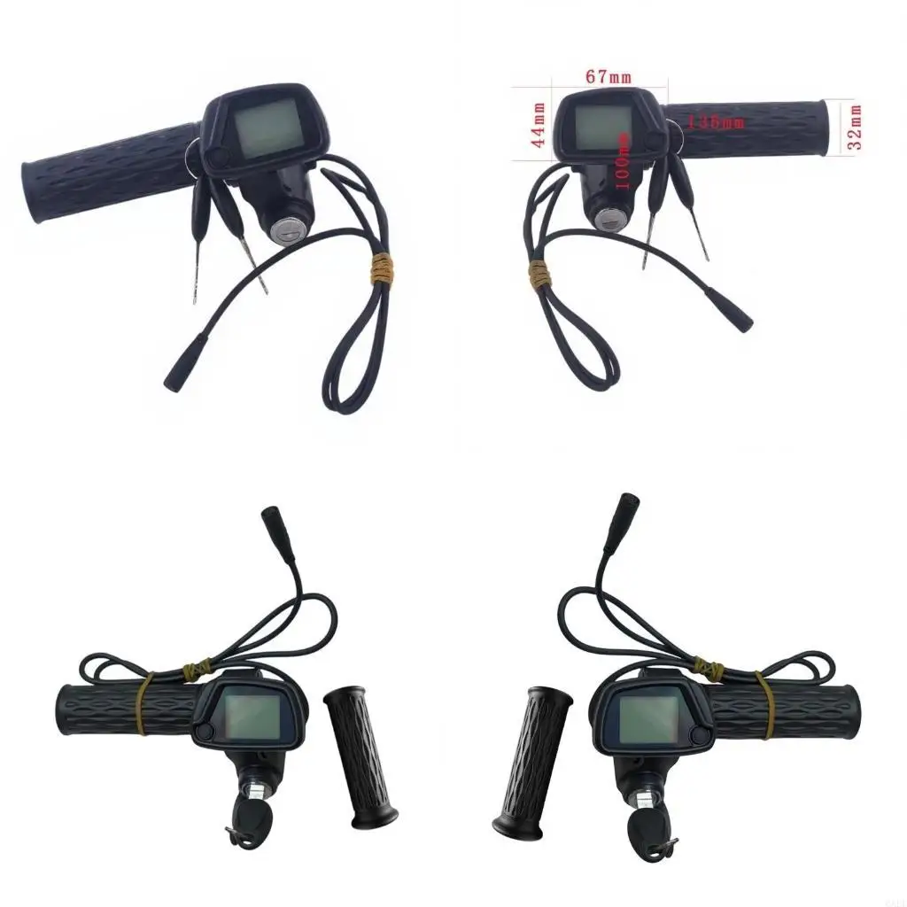 6XDF Impermeable Motorbike Restrict Control Live Data Display Standard Lock Security Structure