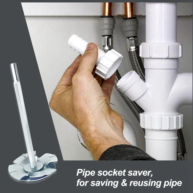 PVC Plumbing Fitting Saver Bit Socket Saver,1/2Inch Speed Power Drill,Bit Fitting Saver Inside Pipe Cutter