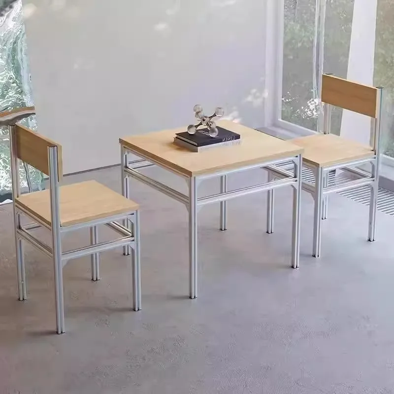 Ocean board birch table dining table chairs household tea table coffee