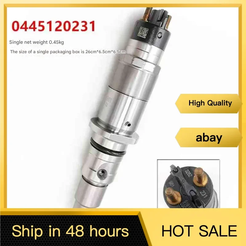 

Fuel Injector 0445120231 5263262 Suitable for Komatsu 6D107 Pc200-8 Pc220-8 Engine