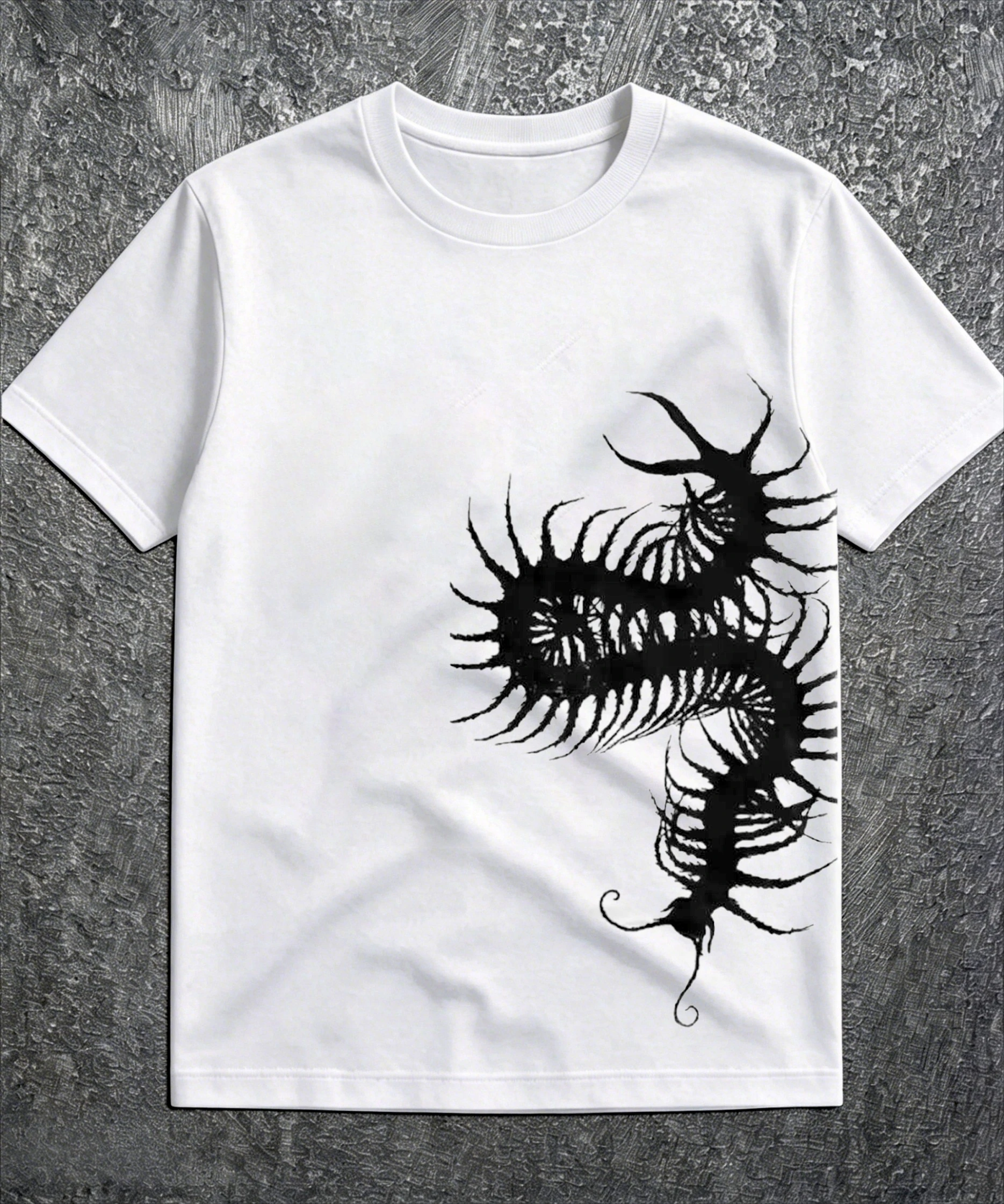 Summer Boys Girls Y2K grunge Harajuku Centipede T Shirt Kids Baby Youth Men Women Tee Top Novelty Streetwear Casual Oversized