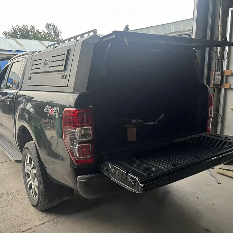 

Factory Wholesale Manual Operation Pickup Canopy Waterproof Hinged Truck Canopy for Ranger F-150