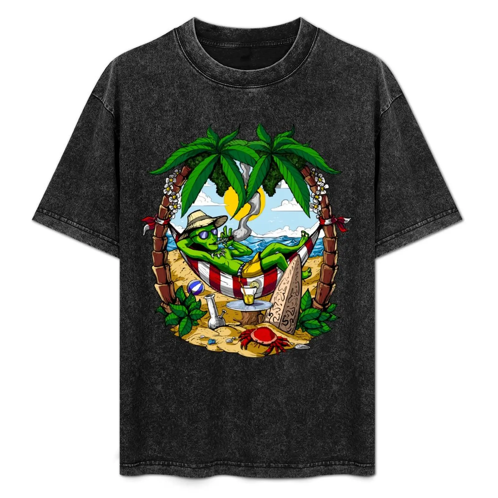 

Alien Stoner Beach Party T-Shirt Plus Size Loose Fit T-Shirt