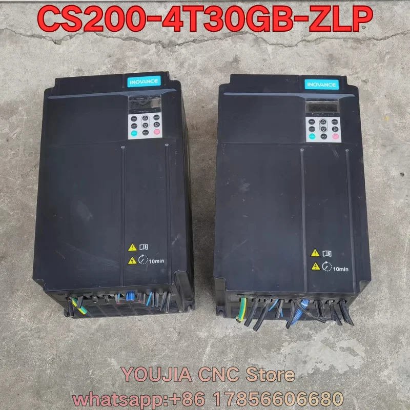 The function test of the second-hand CS200-4T30GB-ZLP inverter is normal.