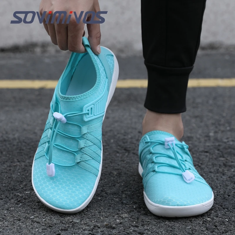 

Модные мужские туфли с широким босиком, уличные нескользящие кроссовки для бега, дышащие минималистичные повседневные туфли с широким носком, хит продаж