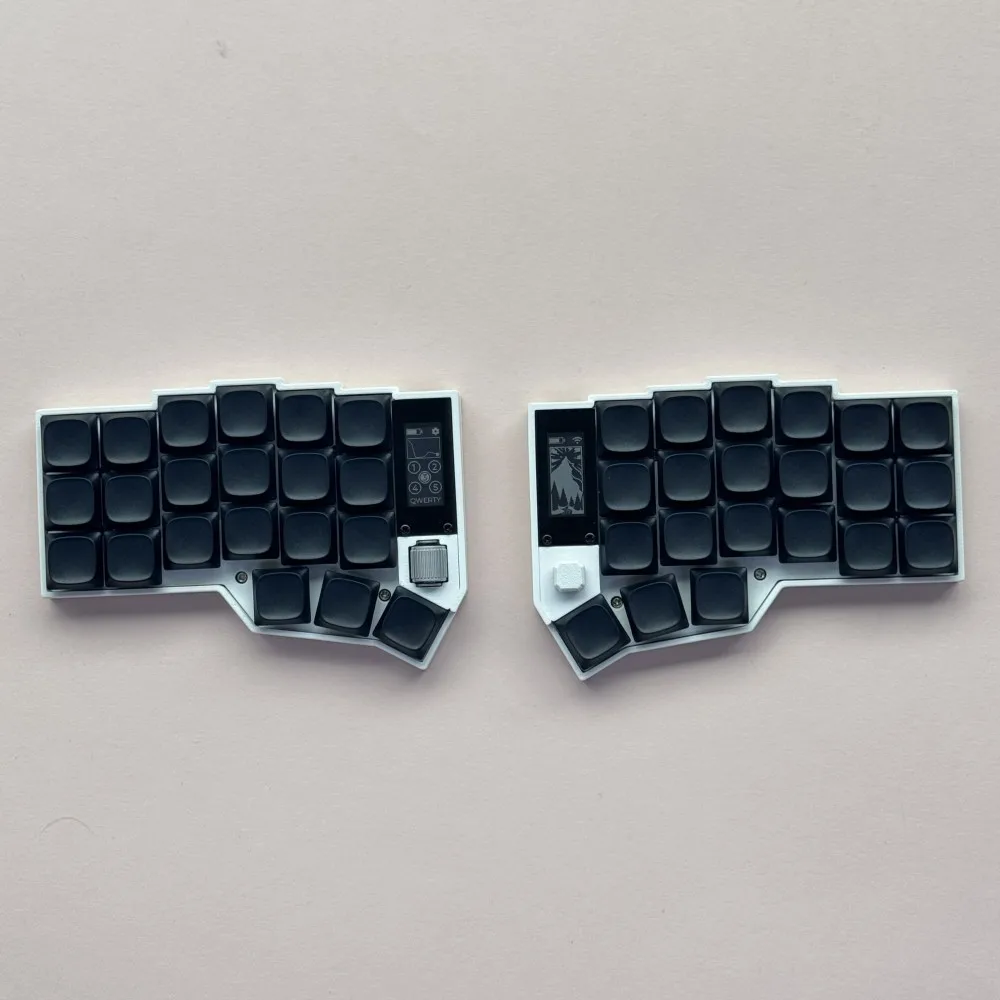 Corne Joy Split Keyboard Kit Custom Wireless Joystick 3x6 Transparent Keyboard Dual-mode Gateron/Choc Low Profile Keyboard Kit