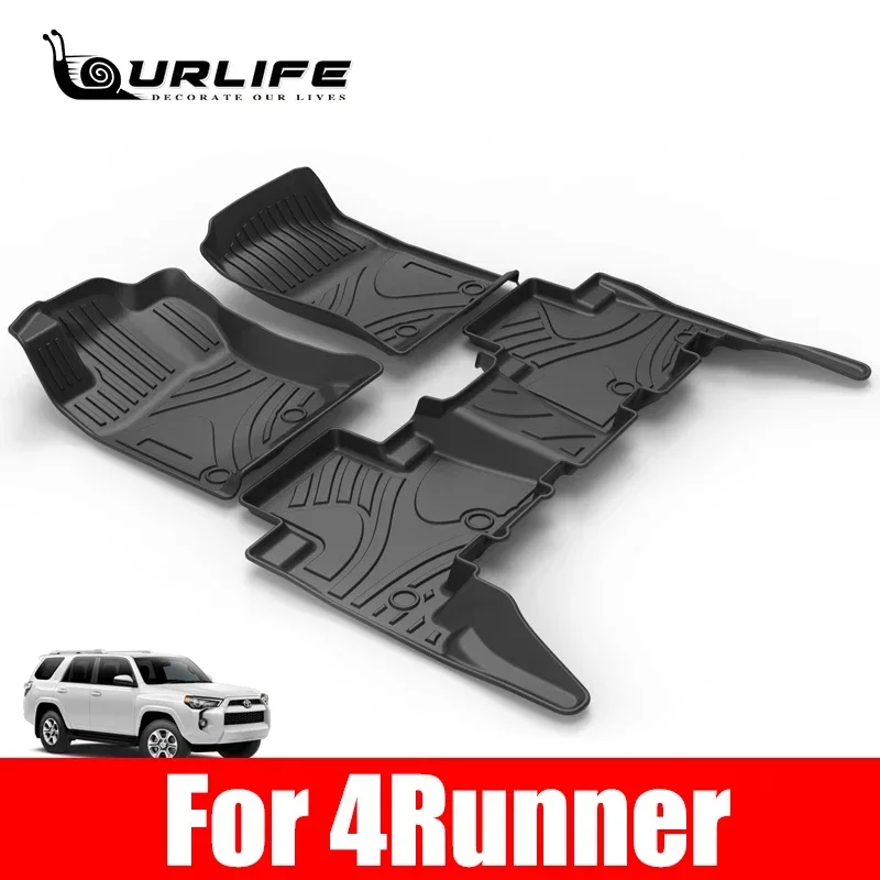 

For 4Runner 2013 2014 2015 2016 2017 2018 2019 2020 foot floor mat Waterproof Anti-slip Surrounded TPE Material