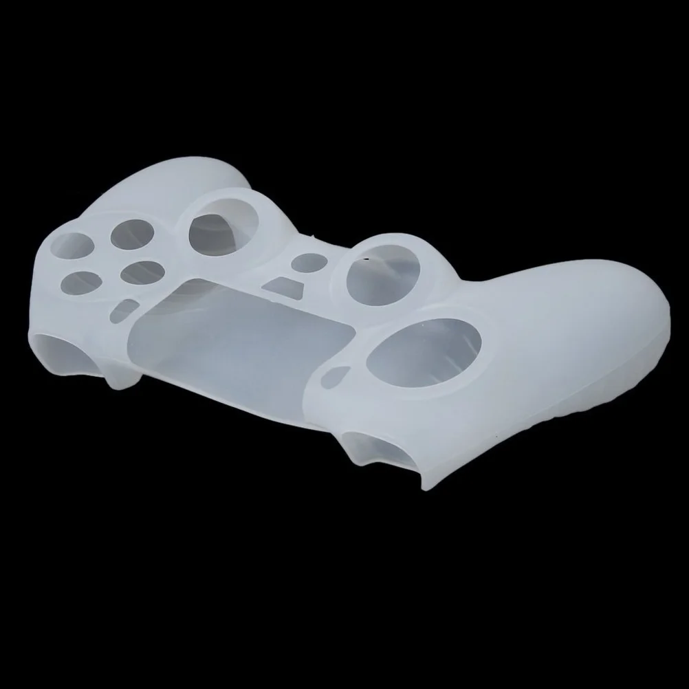 Durable Silicone Protective Skin Case Cover for 4 / Controller (White) silicone cover controller silicone skin case