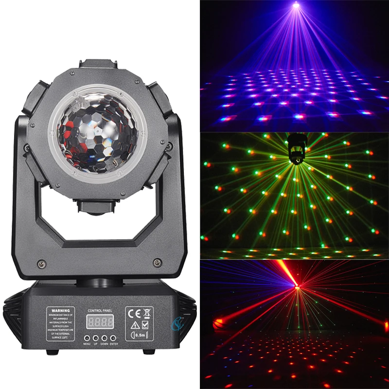 New Arrival LED RGBW Beam Moving Head Light Stage Disco Magic Ball Effect Lamp DMX512 For Concert Wedding Birthday Party