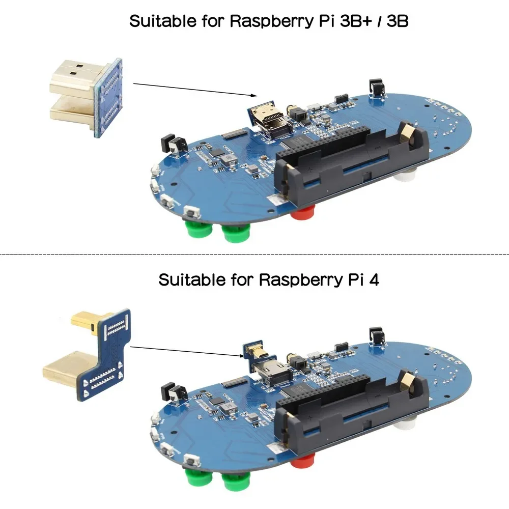Raspberry Pi 4 / 3 B+Plus / 3B / Zero W RetroPie Game HAT Console Gamepad مع شاشة IPS 480 × 320 3.5 بوصة