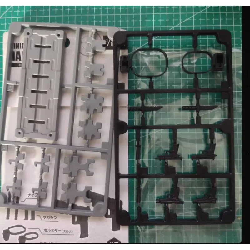 Japanese Miniature 1/12 Scale Arms Library Model Mini Gun M4 Toy Bracket Accessory for 6in Soldier Action Figure Body