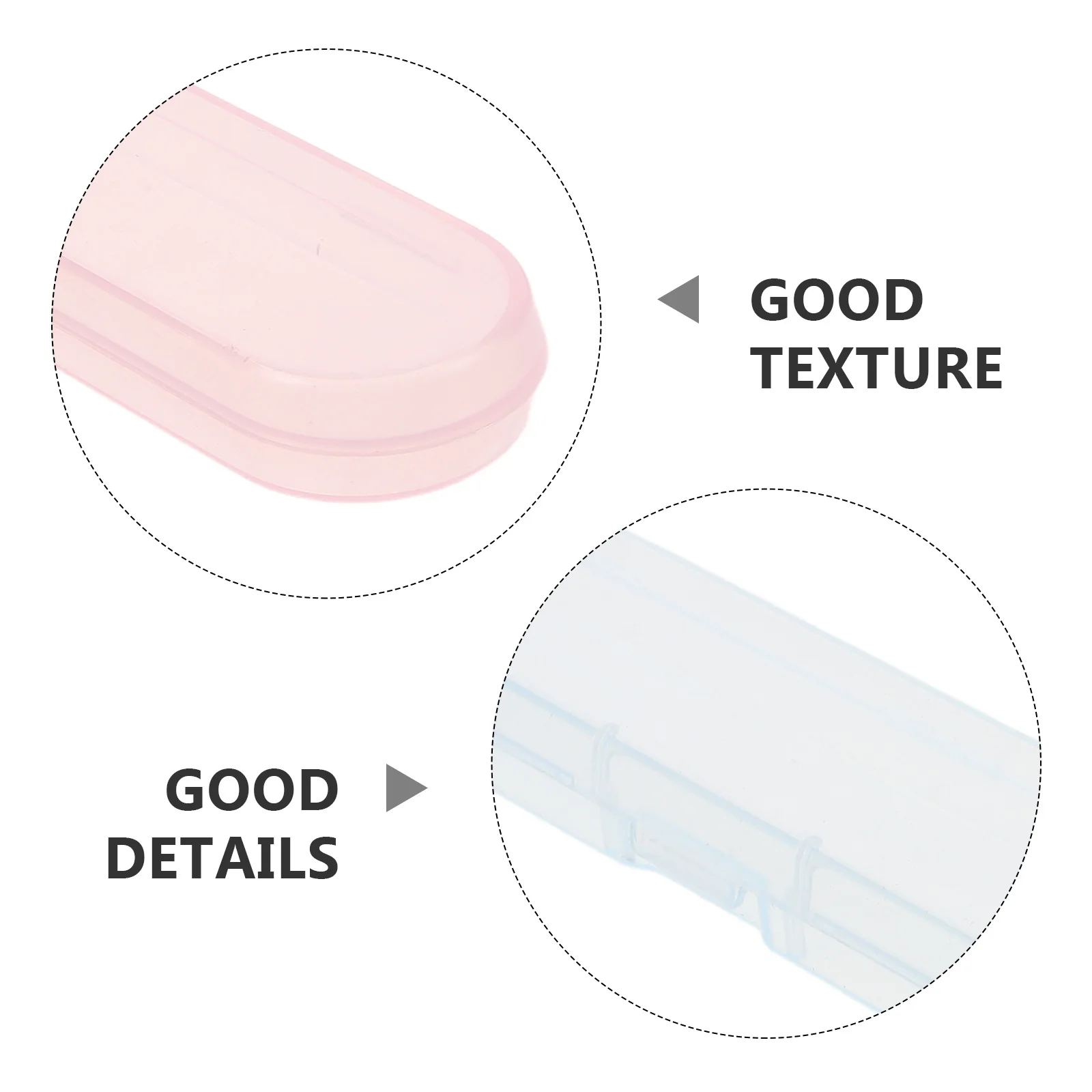 20 قطعة حقيبة تخزين أدوات التجميل البلاستيك الملقط المنظم المدمجة السفر ملاقط رمش حمل الحاويات حامل وقائي