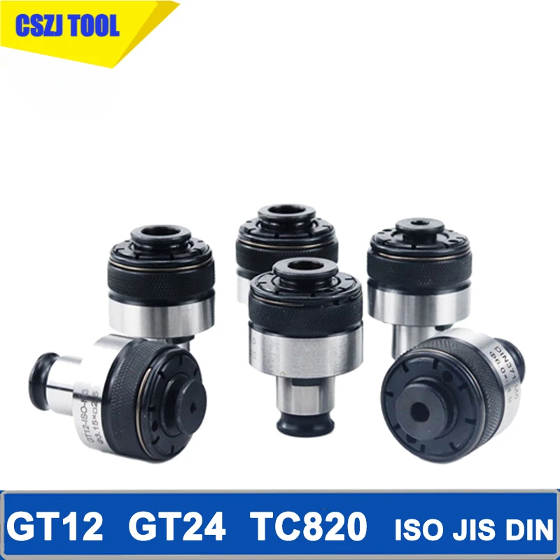 

GT12 GT24 TC820 Tapping Chuck Torque Overload Protection Flexible Jacket M2-M30 Thread Tapping Machine Quick Change Tap Collet