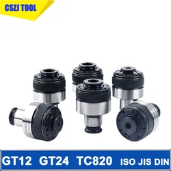 GT12 GT24 TC820 Tapping Chuck Torque Overload Protection Flexible Jacket M2-M30 Thread Tapping Machine Quick Change Tap Collet