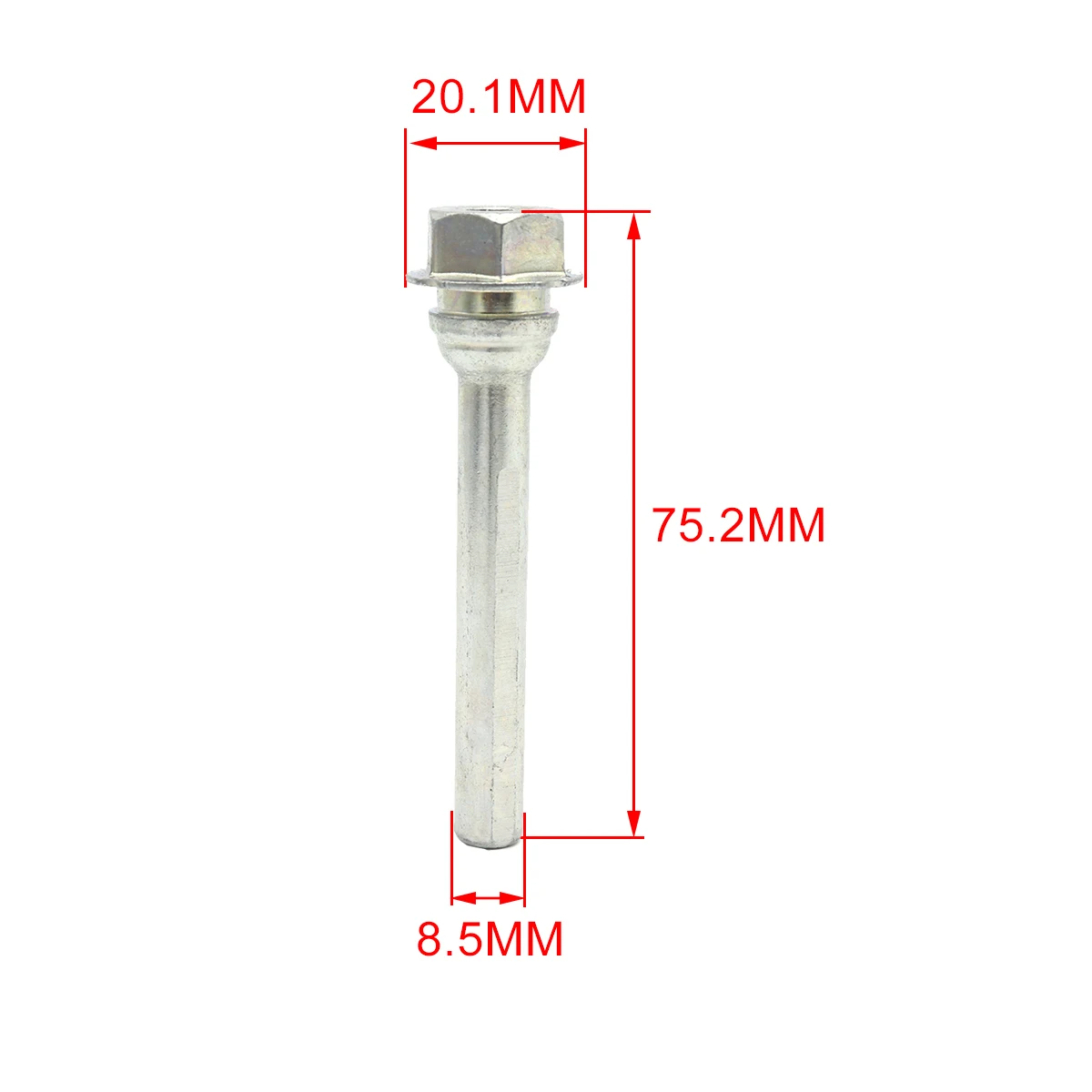 Rear Brake Caliper Cylinder Slider Guide Pin FOR VW GOLF MK6 2008 2009-2012 For Disc Housing Bolts Rubber Bushing Boot Seal Kit