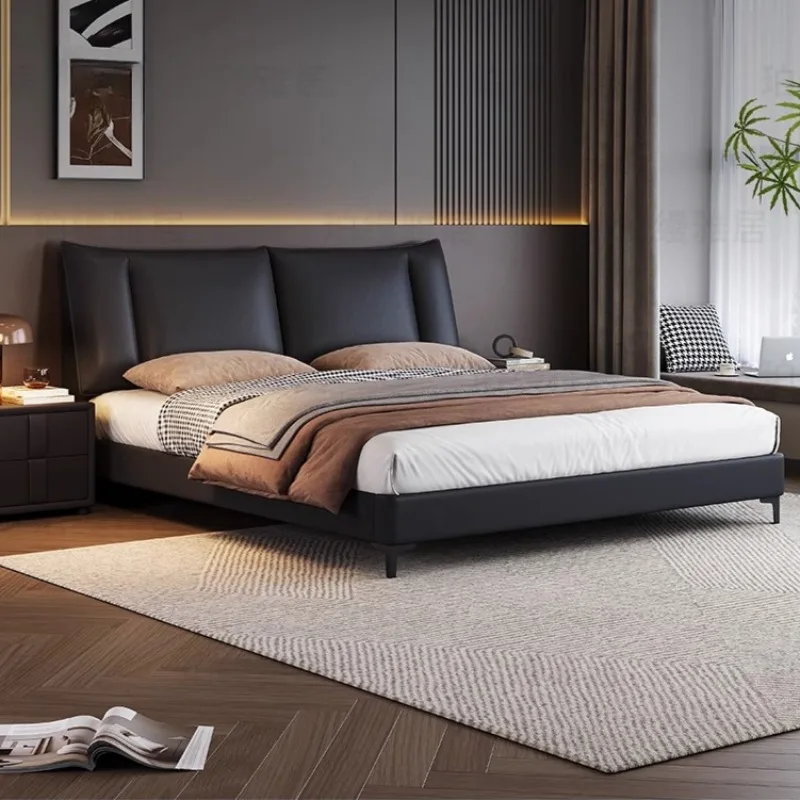 

Nightstands Storage Bed Unique Upholstered Double Headboards Bed Bedroom Luxury Muebles Para Dormitorio Furniture Accessories