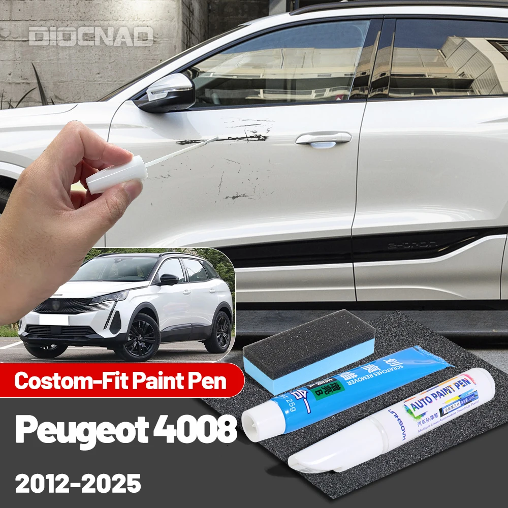

For Peugeot 4008 2012-2025 2016 2017 2018 2019 2020 2021 2022 Car Touch Up Paint Pen Scratch Repair Scratch Remover Paint Care