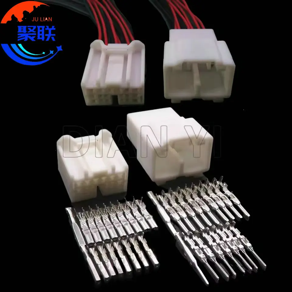 1Set 18Pin 90980-12744 90980-12745 Car Accessories Auto Wire Socket AC Assembly Automobile Unsealed Composite Connector