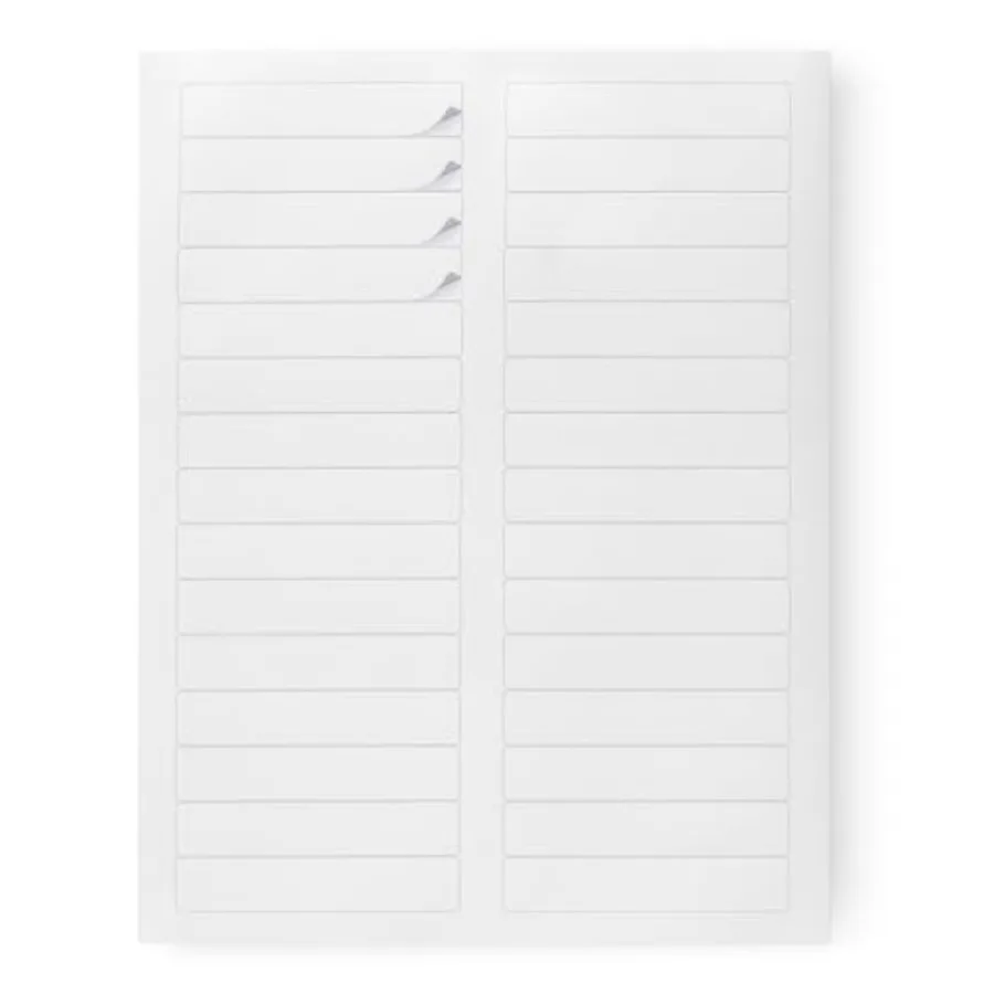

File Folder Labels, White, 2/3" x 3-7/16", 1500 Count