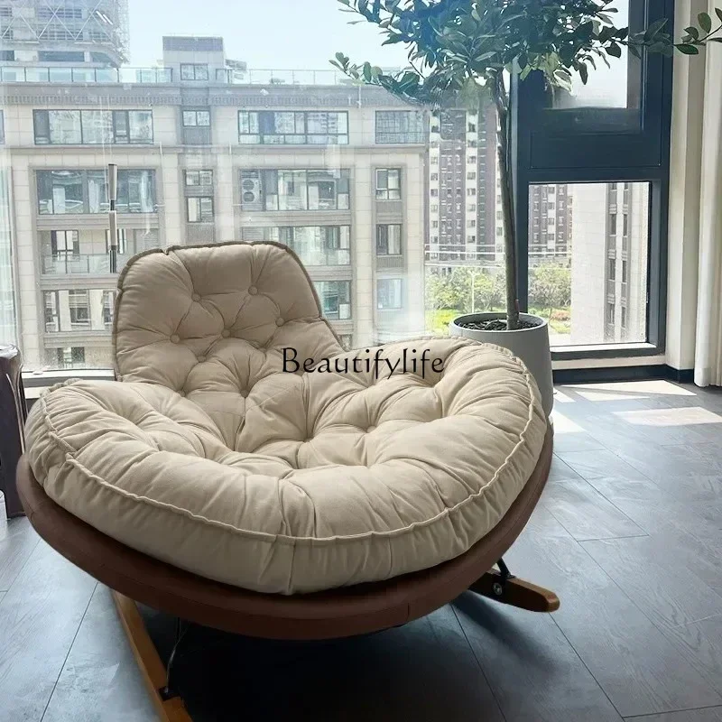 1 Light luxury home balcony leisure chair living room single designer lazy sofa sleeping designer