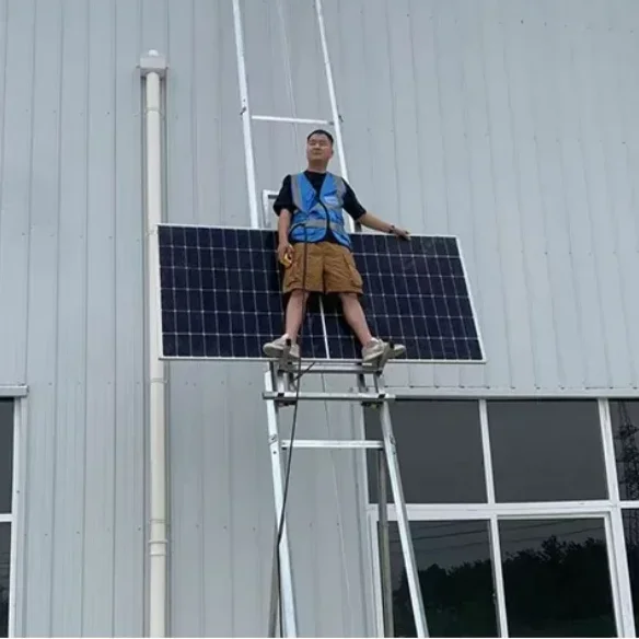 

Solar Panel Installation Ladder Electric Photovoltaic Panel Lift