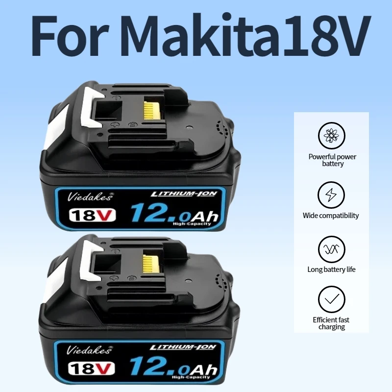 

✓✓New 18V 8Ah/10Ah/12Ah Power tool Battery for Makita 18V battery DGA404 DTW700 DHR202 DJV182 DDF487 DTD172 DHP489️