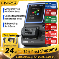 FNIRSI LCR-P1 Transistor Tester Multimeter Diode Triode Capacitance Resistance Meter ESR MOSFET IR Multifunction Anti-burn