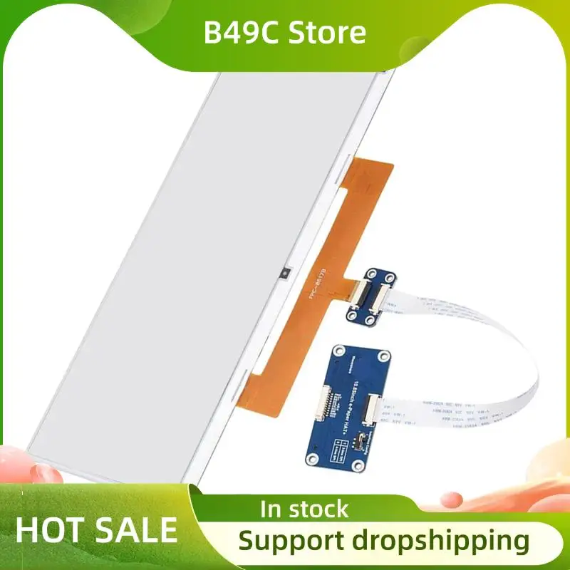 

B49C Интерфейс SPI 10,85-дюймовый дисплей E-Ink 1360X480 Экран для электронной бумаги Черный Белый Для Arduino Jetson STM32 ESP32
